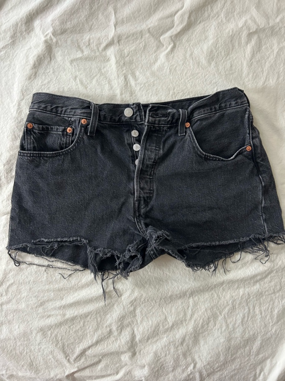 Women's Levi's® 501® Original Frayed Jeans Shorts
